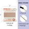 Griffin Silk Bead Cord Perlseide – Size 7 (0.75mm) – 2 Meters per Card – Stainless Steel Needle Attached – for Knotting Pearls, Gemstones, Crystals and Beads